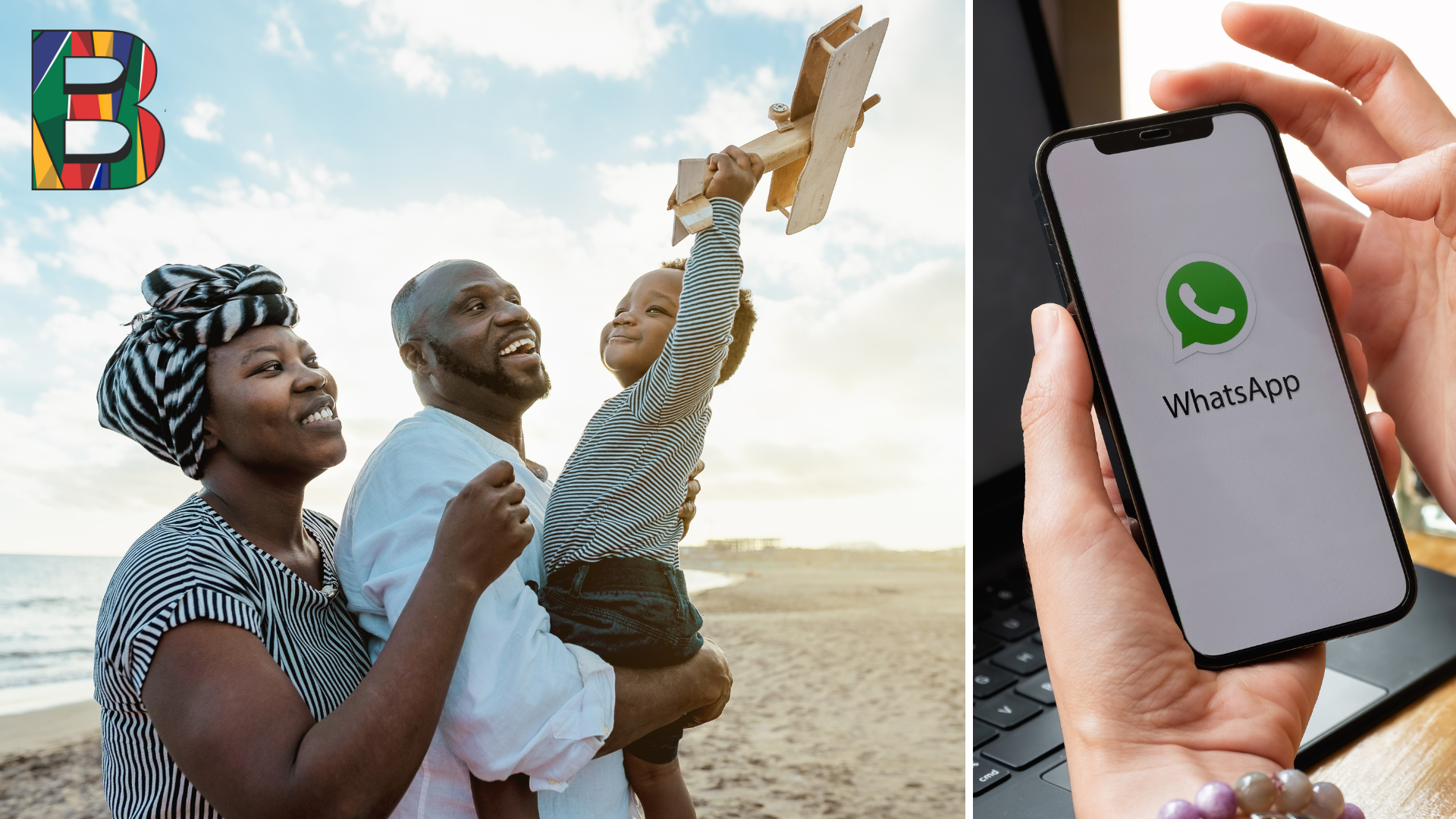 South African family discussing finances at home while contacting Barko via webchat or phone