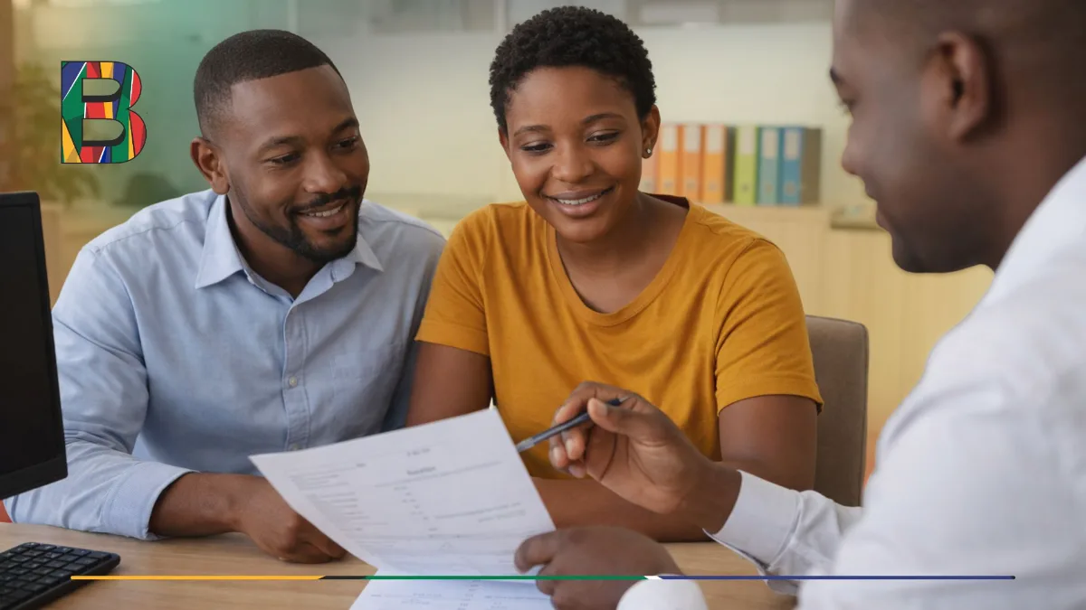 A couple discussing loan options with a Barko consultant.